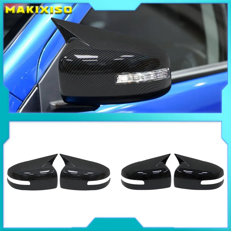 Kryty spätného zrkadla v štýle bočných dverí pre Mitsubishi Lancer x 10 Ex Evo 2013-2016 zrkadlové čiapky