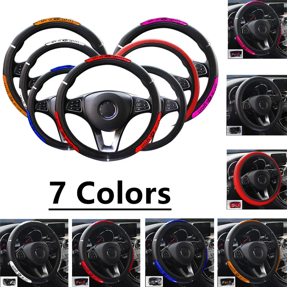 Kryty volantu automobilov pre Mitsubishi ASX 308 Eclipse Cross Grandis Montero Lancer Pajero Outlander Leather Ochrana Covers