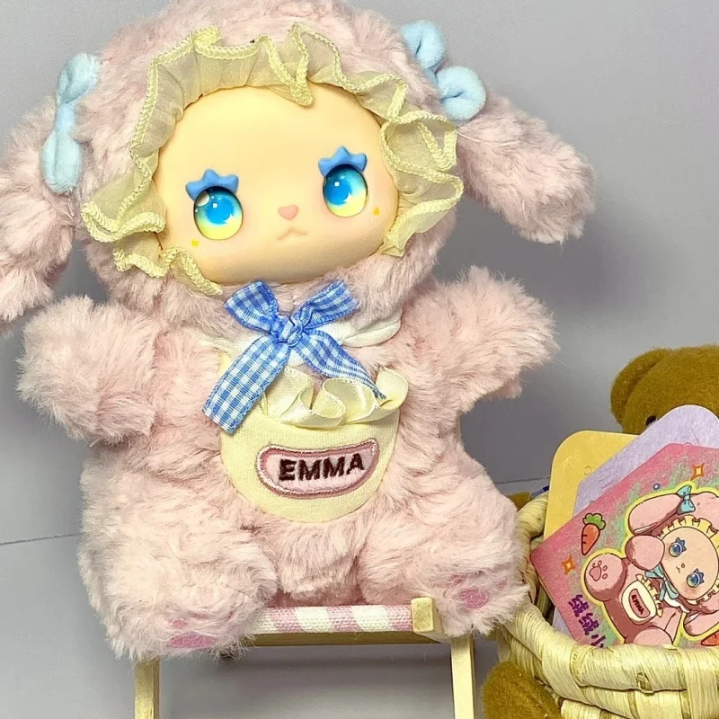Krásna Emma Pocket Zoo Plush Blind Box Gum Face Doll Doll Hračky Dievčatá Roztomilý darček Nový rok Dievčatá Vianočný módny prívesok
