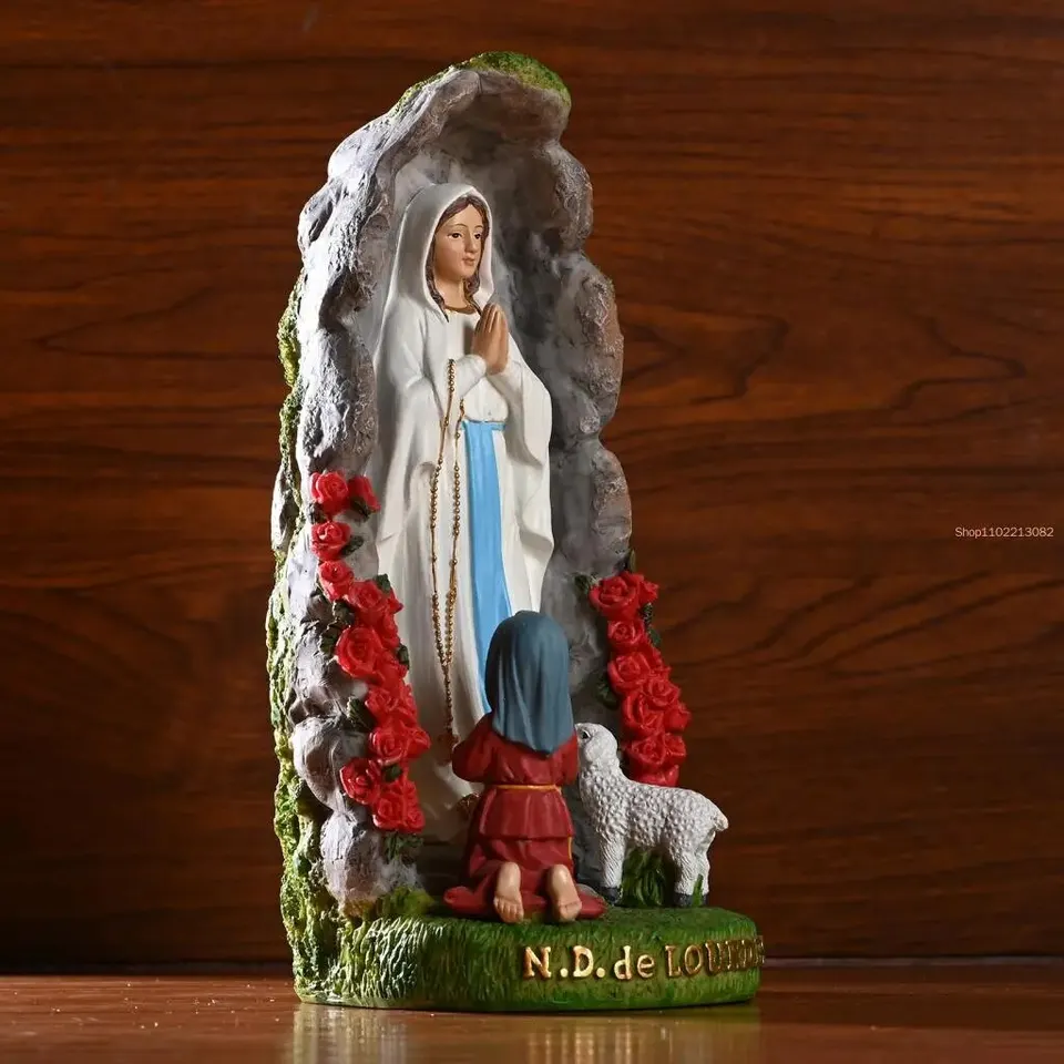 Krásna Panna Mary Figurín sochárska kresťanská svadobná darček vianočné zobrazenie Displej decors Renaissance Collection