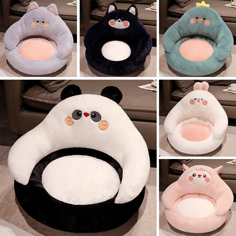 Krásne kawaii panda zvieratá podlahové fazuľové tašky mäkké stoličky vankúš Malé detské pohovky Pet posteľ domova obývacia izba spálňa kancelária