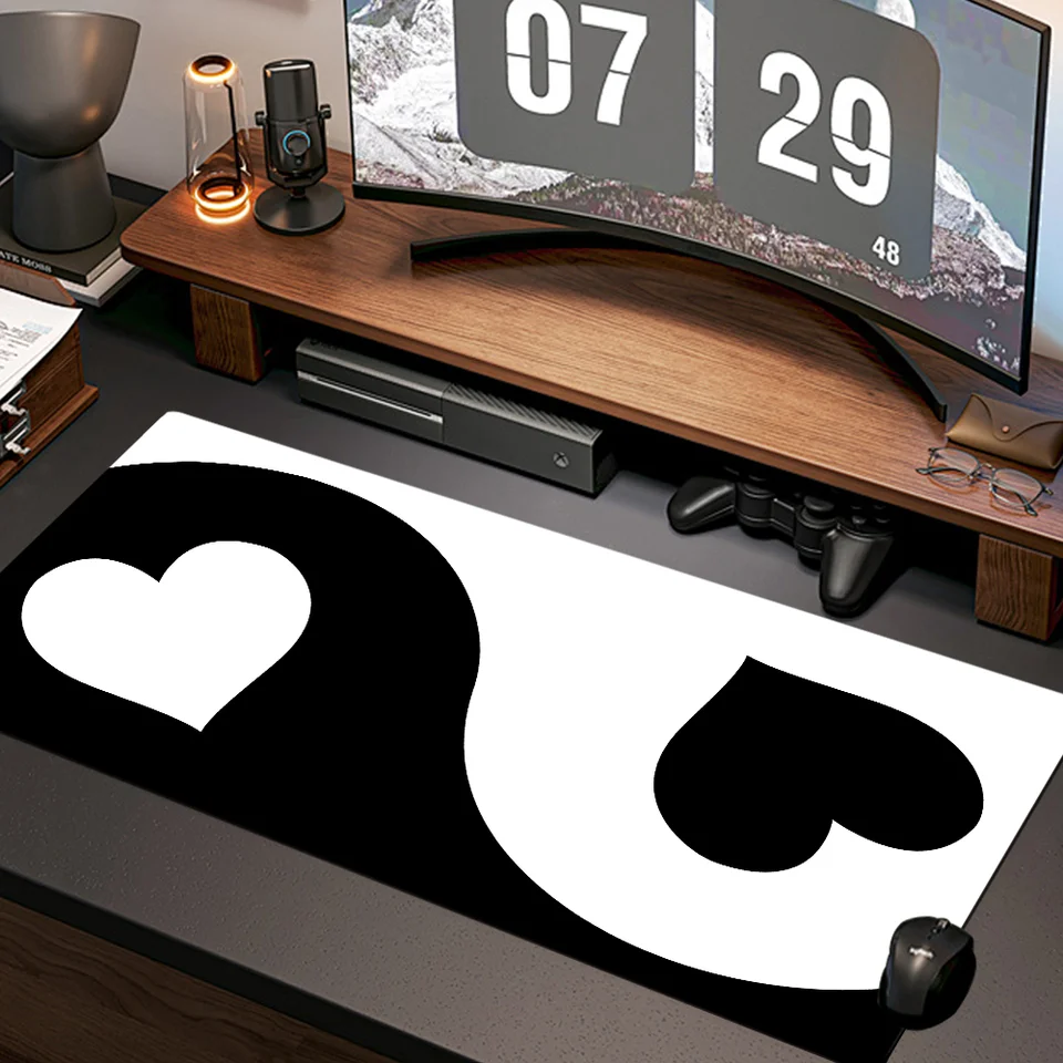 Krásne stolové podložky na laptop koberec anime XXL MousePad Company Expansion Pad počítačový stôl Čierne herné príslušenstvo Matky