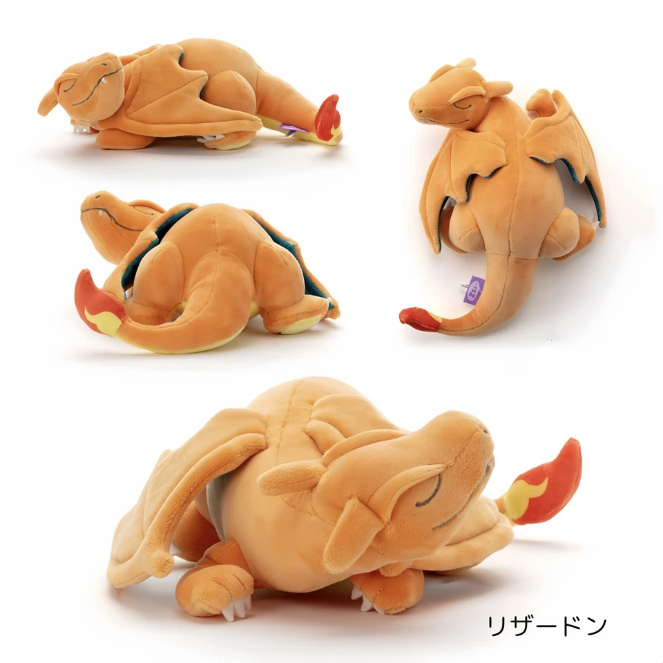 Krásny spiaci pokémon charizard plyšový hračkár gengar sprigatito pachirisu karikatúry zvieratá Pikachu charizard plnené darčekmi pre bábiky