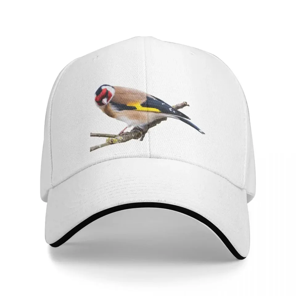 Krásny vták Goldfinch Baseball Cap Outdoor Sports Vysoko kvalitné hip hop klobúky pár dámsky štýl Snapback Cap