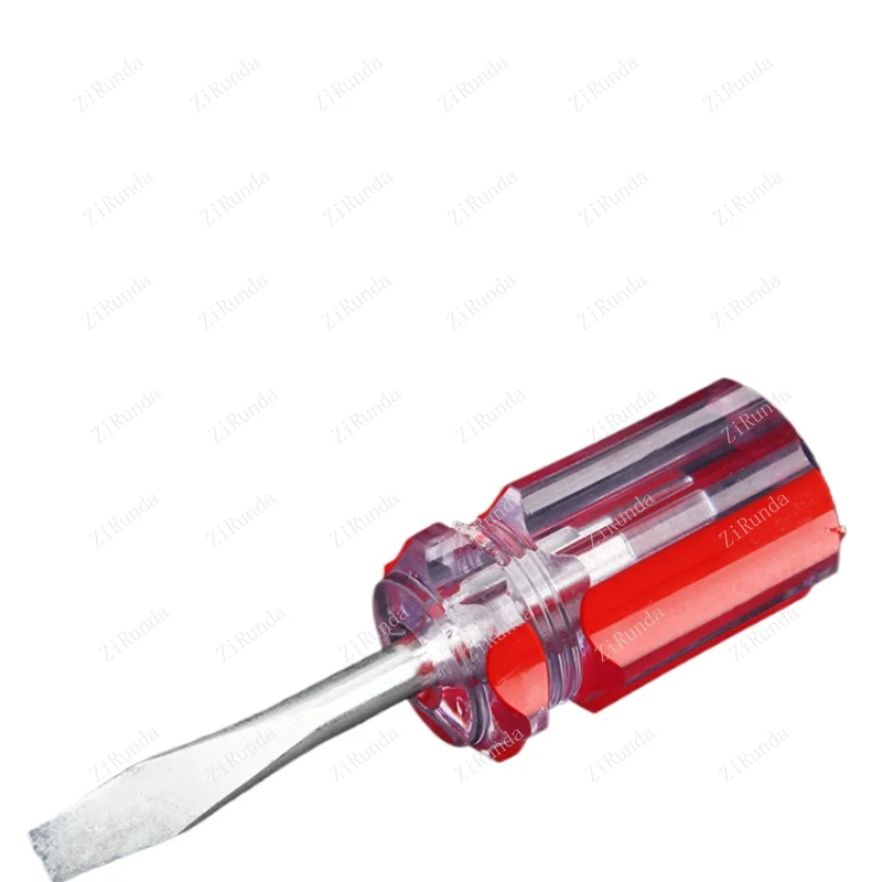 *Krátky dvojpučový krátka šarža Kríž Kompaktný mini plochý ústa slivky kvet Screwdriver