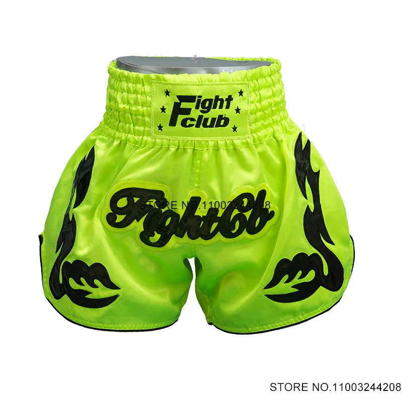 Krátky Muay Thai Man Boxing Shorts Men Ženy Dieťa vyšívaná telocvičňa štýlová klietka MMA Fighting KickBoxing Grapping Training Pants