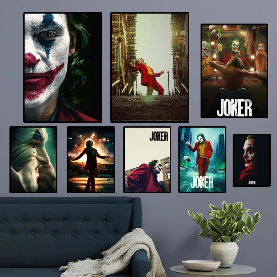 Kráľovstvo šelmy J-Joaquin P-Phoenix J-Joker Plagát Domáca izba dekor obývacia izba Spál
