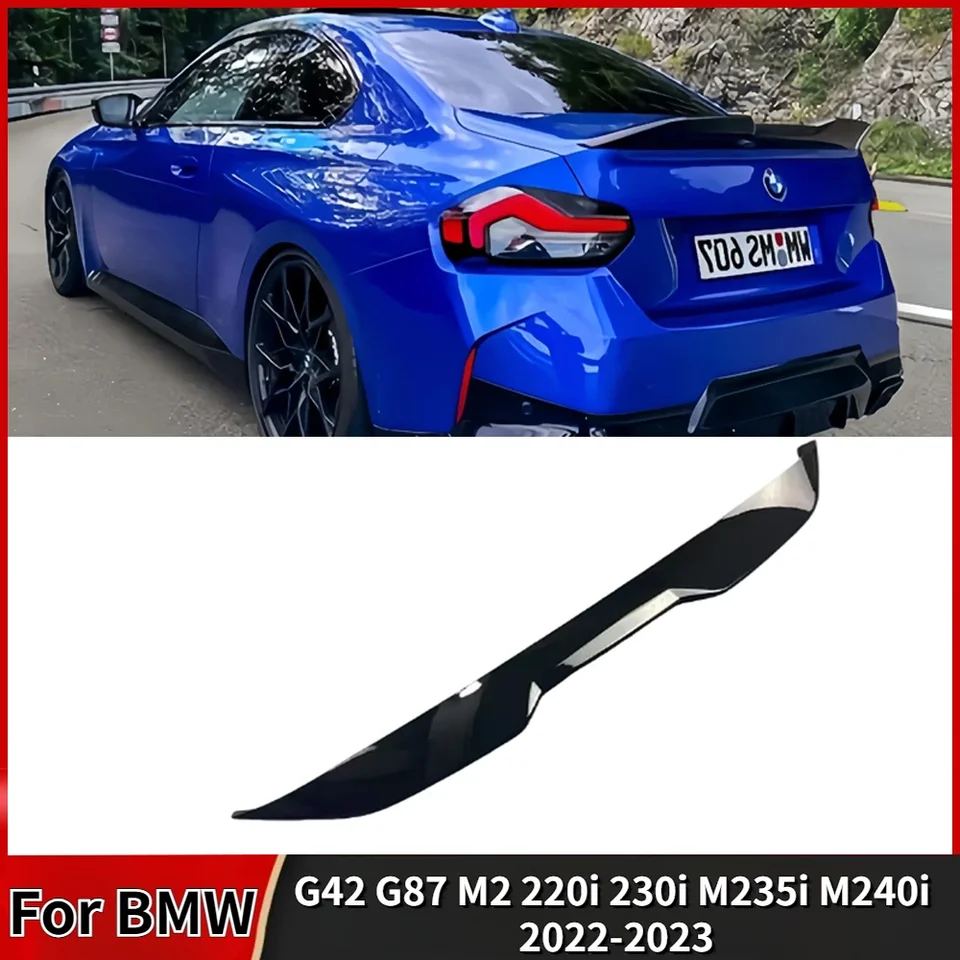 Krídla Krídla Krídla na zadné kmeňa MP pre BMW G42 G87 M2 220I 230I M235I M240I 2022-2023 Kupé exteriérové ​​súpravy tela lesklé čierne čierne čierne