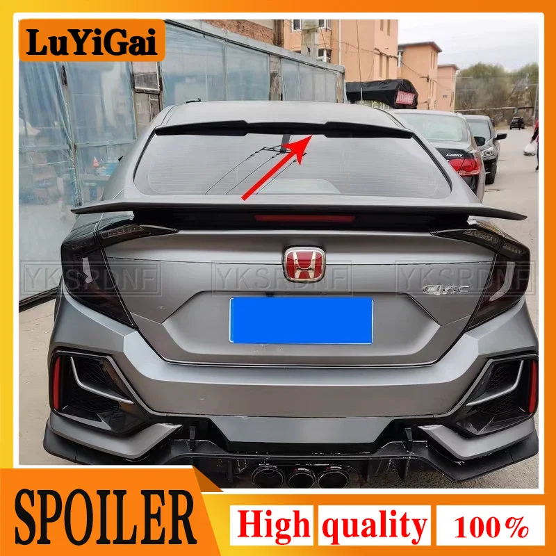 Krídlenie spojlera zadného okna pre Honda Civic 10. Gen 2016 2017 2018 2019-202222Trunk Boot BOOT Cover Body Kit Auta