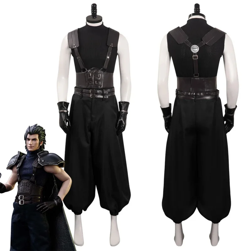 Krízová jadro Final Fantasy VII znovuzjednotenie Zack Cosplay kostýmy oblečenie Halloween Carnival Party Suit pre dospelých mužov Role Play XR2497