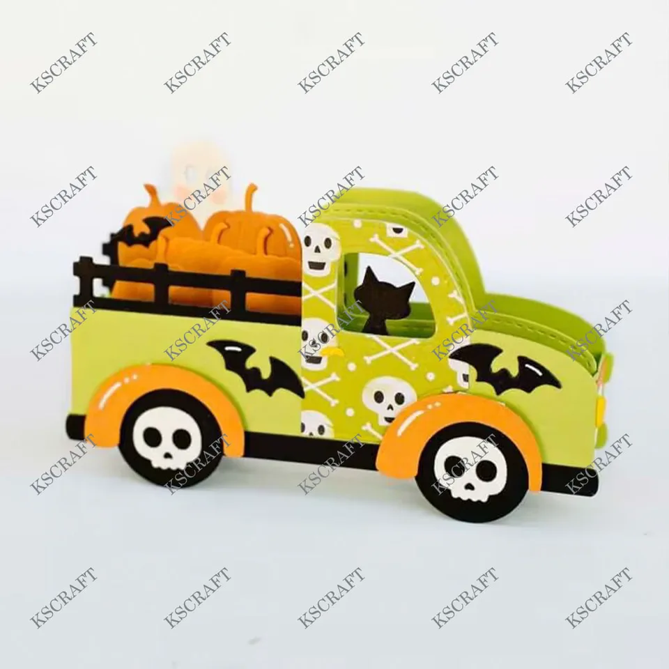 KSCraft 3D Truck Box Cutting Cutting Dies Stencils pre DIY Scrapbooking Dekoratívne reliéfové reliéfy DIY papierové karty
