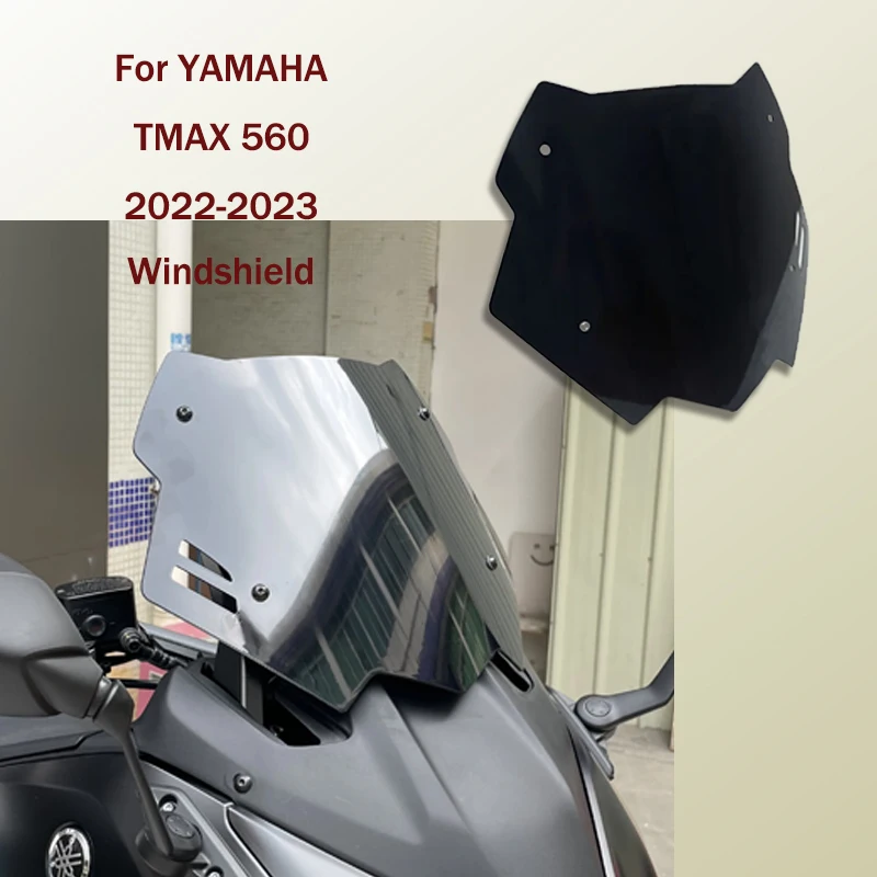 Ksharpskinské motocyklové príslušenstvo pre Yamaha Tmax560teca Max TMAX-560 2022-2023 Predné predné sklo akrylové deflektorové súpravy