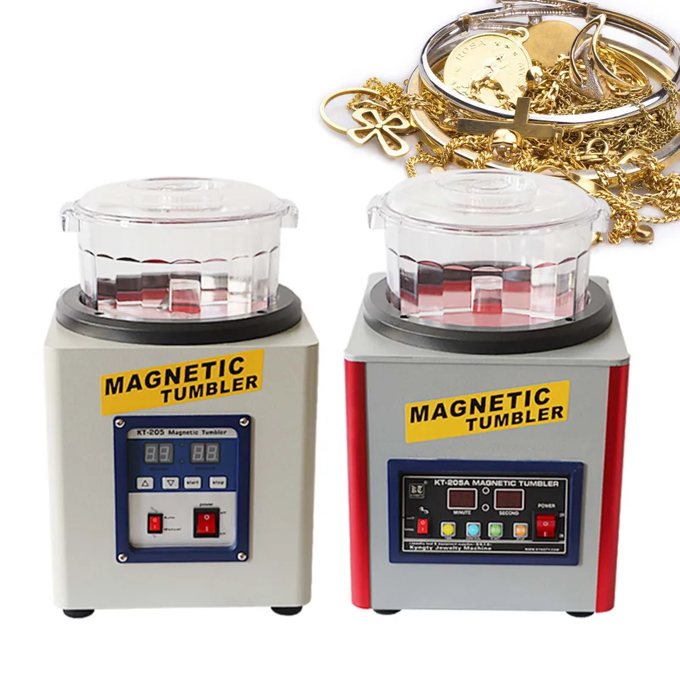 KT-205 MAGNETICKÝ TUMBLER SPOLOČNÝ STROJ SAMITRE S MODE LID 2800 RPM 1-60 MINATE ČASOVANIE
