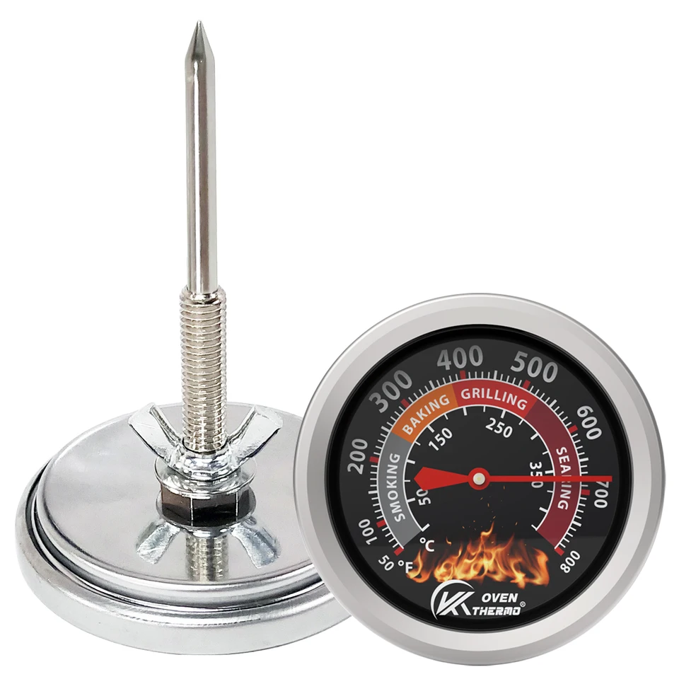 KT Thermo Grill Termometer Grilovanie uhlia fajčiara teplota Grila Grill Pamen na výmenu teplomeru pre varenie mäsa v BBQ