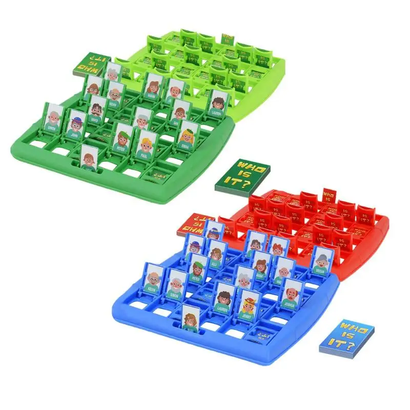 Kto som stolová hra 96ks Funny logické zdôvodnenie myslenia puzzle rodič-dieťa interaktívne vzdelávacie stolové hry hračky