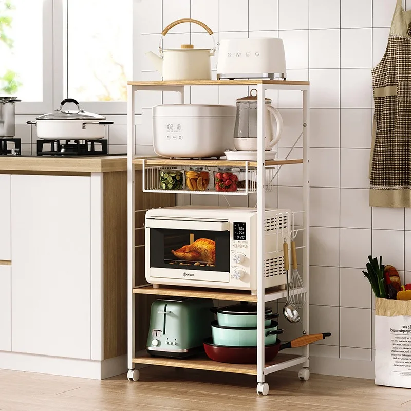 Kuchynská mikrovlnná rúra Rack Rice Cooker Storage Skladová skrinka Domov Organizácia a skladovanie Kuchyňa Organizátor