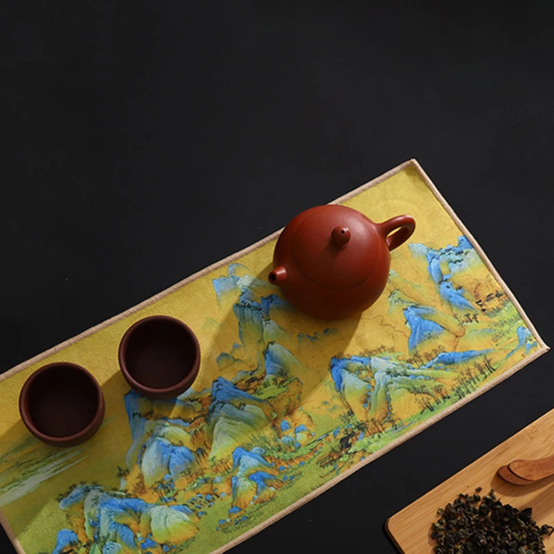 Kuchynské doplnky matcha Green Tea Práškový šľahač Rat Teaware Japonský obrad bambus Chasen čajový uterák príslušenstvo