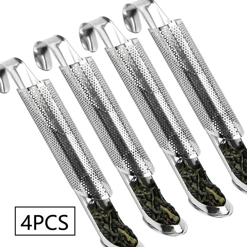 Kuchynské doplnky Nové čajové sidlo Úžasné z nehrdzavejúcej ocele Infuser Pipe Design Touch Držiteľ držiaka Nástroje čajová lyžica Infuser Filter