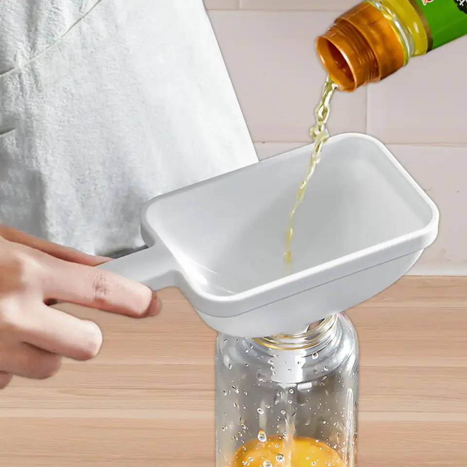 Kuchynský lievik kuchyňa Používajte lievik na oleje suché ingrediencie prenos