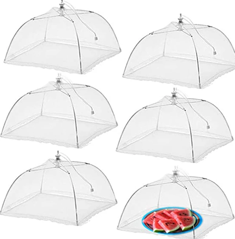 Kuchynský obal na skladacie podkladové proti muškám Mosquito Cover Cover Piknikový večera