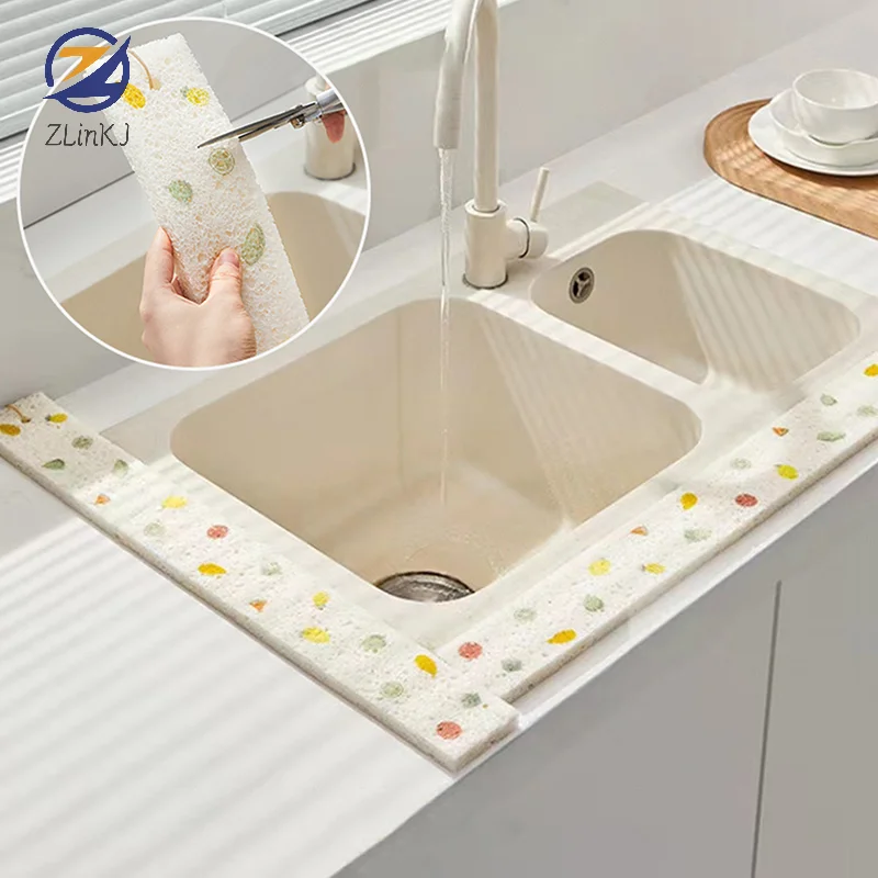 Kuchynský umývadlo Splash strážca špongia nastaviteľná misa sušiaca podložka Kúpeľňa umývadla voda Catcher Absorpent rohož mat