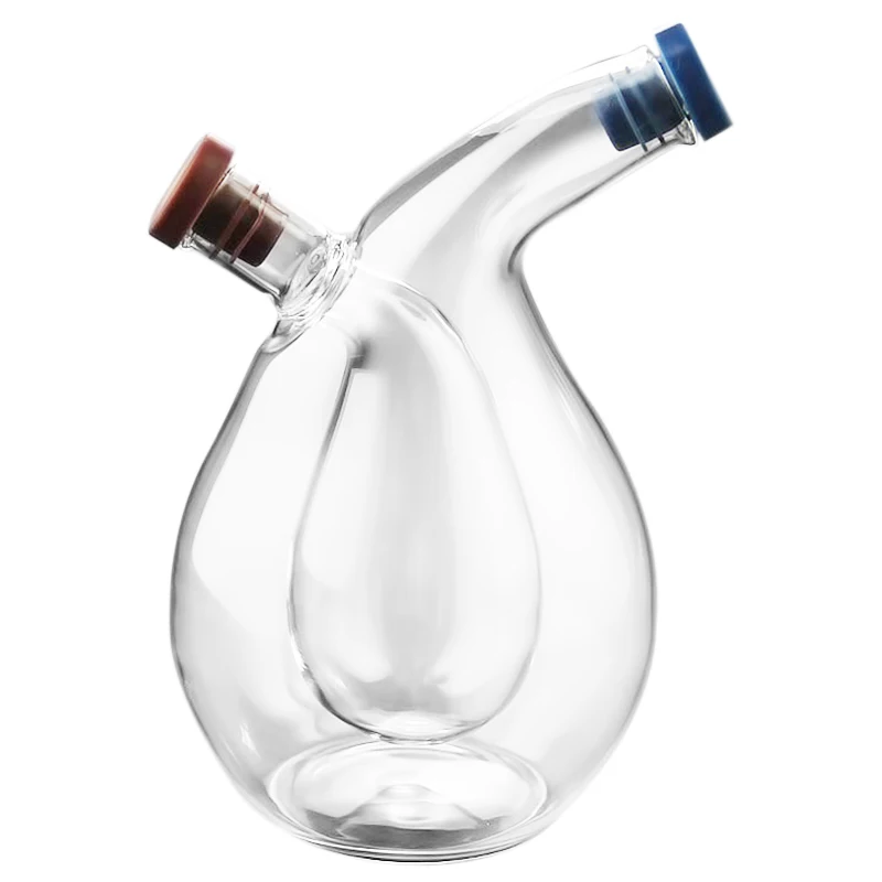 Kuchyňa Dvojica olejového dávkovača dizajn octu Cruet Cruet Olive Can Kvalitný fľaš