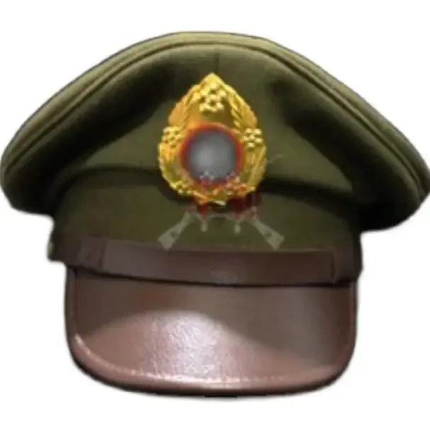 Kuomintang Oficiálny klobúk vintage čiapka veliteľ Green zahŕňa odznaky