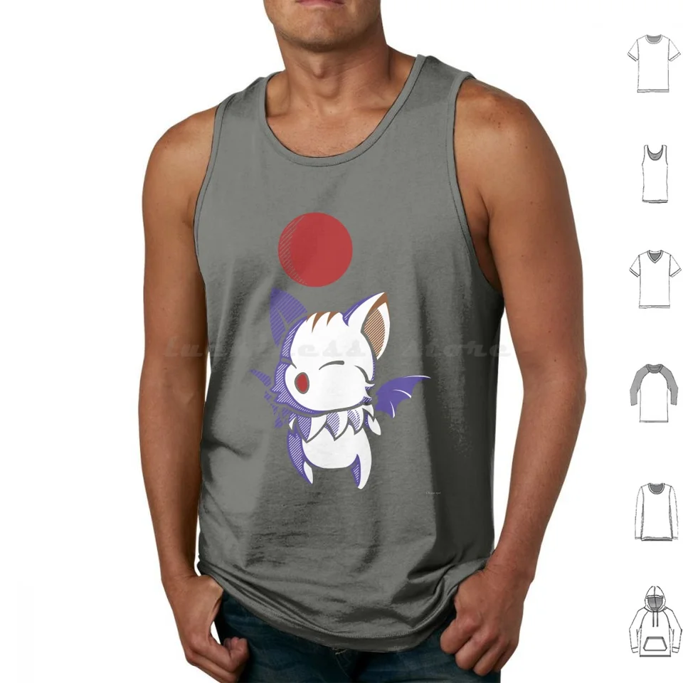 Kupo! Touch Tops vesty bez rukávov Final Fantasy ffxiv xiv ffvii ff14 ff7 VII Dissidia Kingdom Hearts Kh Khbbs narodenie spánkom