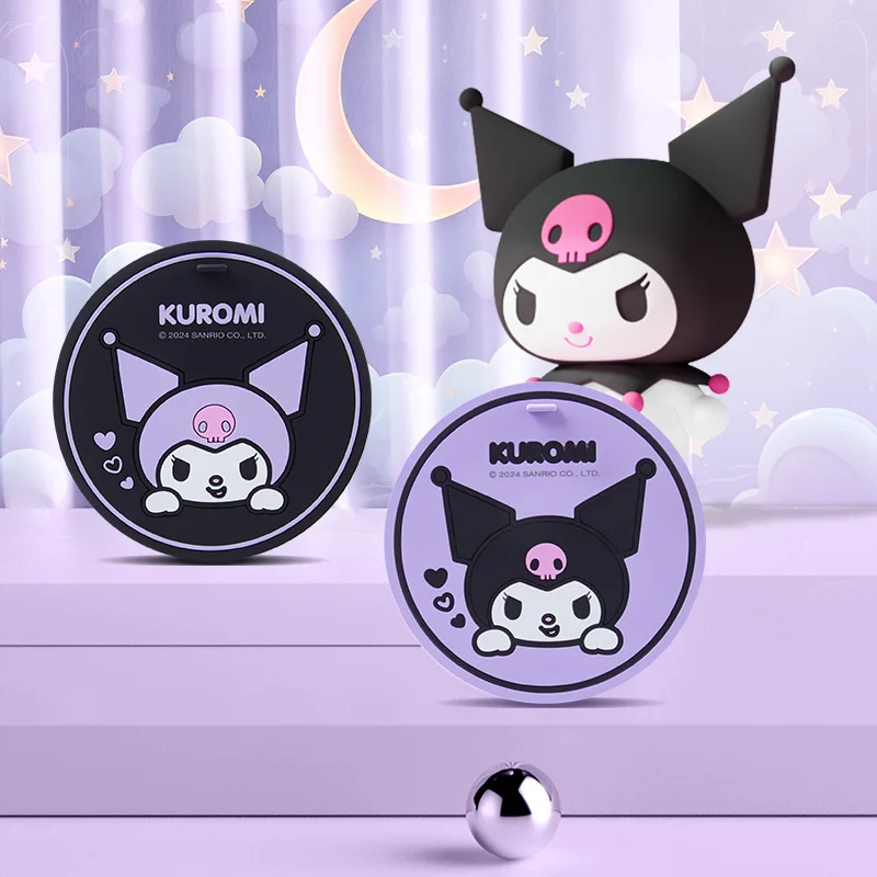 Kuromi auto vodná voda pohár anti sklz rohož Hello Kitty Car Cup Anti-Dirty Pad Sanrio Cartoon PVC Soft Gumber Cup Mat Car Mat Príslušenstvo