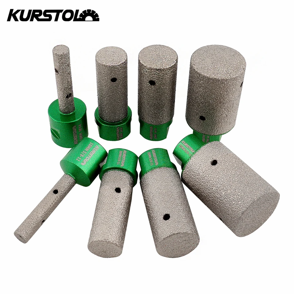 Kurstol 1pc Diamond Fleting Bits Dia 10/20/25/35 mm keramický mramorový porcelán 5/8 
