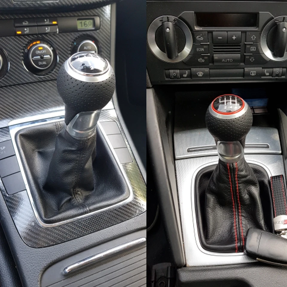 Kvalita vynikajúci gombík na radenie prevodovky pre sedadlo Audi Škoda A3 A4 B6 B7 B8 A6 S4 B8 8K A5 8T Q5 8R pre Volkswagen VW Passat Golf