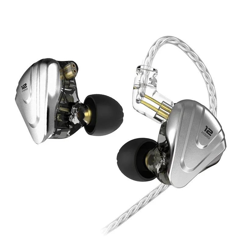 KZ ZSX 5BA 1DD Hybridné ovládače HIFI Earbuds do uší monitorovanie hluku Závery basové hudobné headset KZ ZS ZS10 PRO ZAR DQS