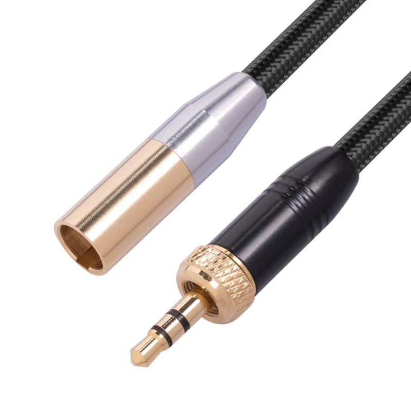 Kábel 3,5 mm až mini XLR, vyvážený 1/8 palca mini jack trs stereofónny samec na mini xlr mužský mikrofónový zvukový kábel Drop Disp