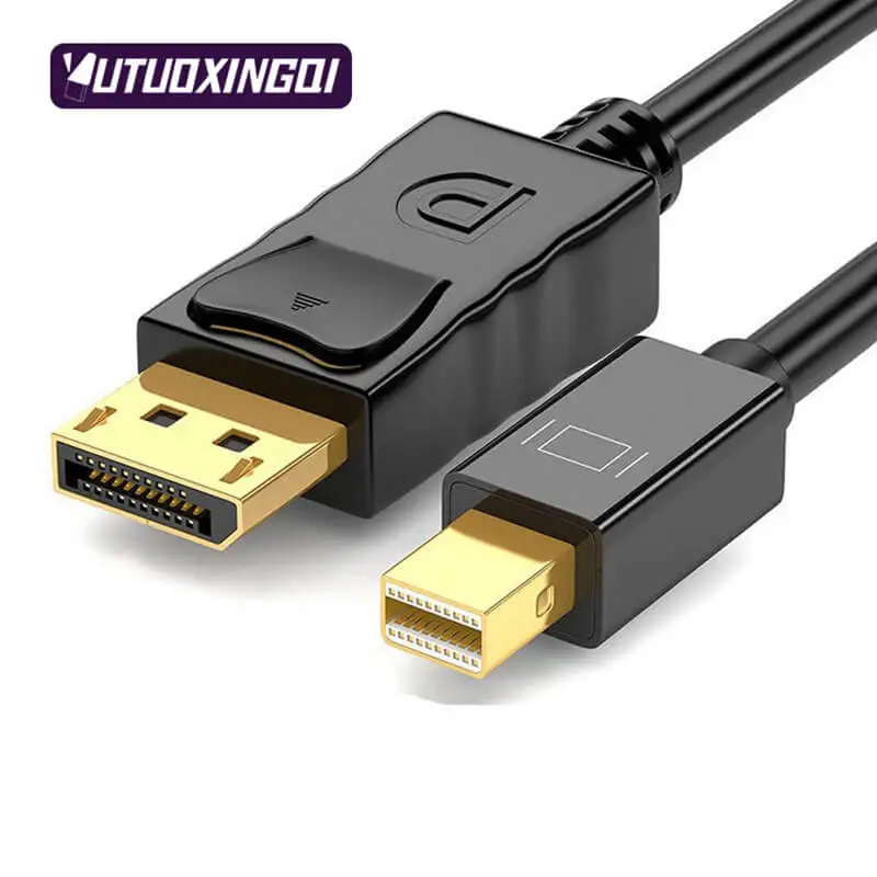 Kábel adaptéra MinIDP na DP HD 4K 144 Hz Displej pripojenia Mini DP Dátový kábel pre televízny projektor Monitor 1,8 m