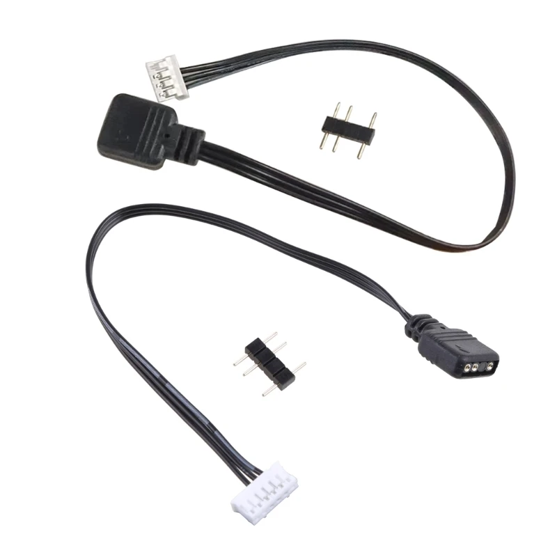 Kábel adaptéra ventilátora 5V argb 3pin až 6pin/ 4pin prevodník pre CoolMoon