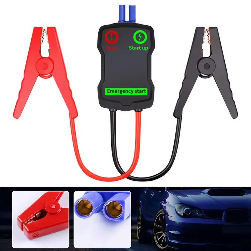 Kábel horúcej sponky pre štartér skoku automobilu s konektorom zástrčky EC5 Núdzový kábel Kábel Aligátor Aligátor Conps Clip Auto/nákladný automobil