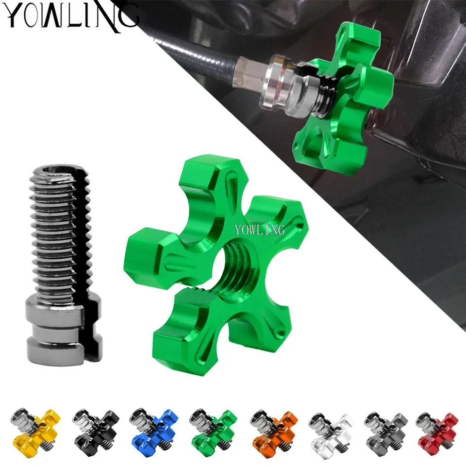 Kábel kábla motocyklového kábla brzdového kábla s skrutkou káblového kábla M8 M10 pre Kawasaki er-6n Z750R Ninja 300 250 2009-2016