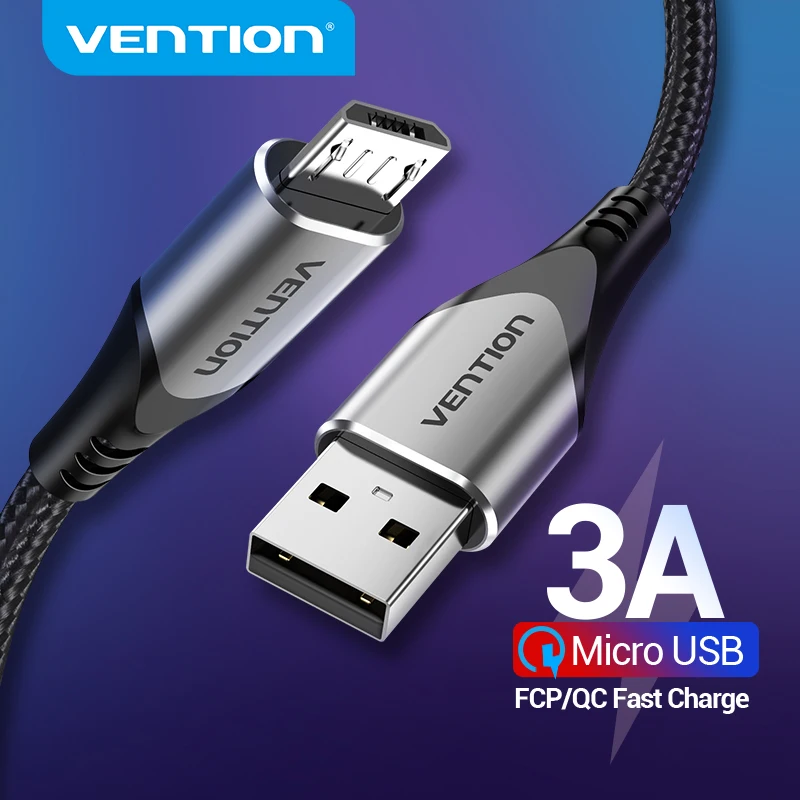 Kábel micro USB 3A 90 stupňov Dátový kábel rýchleho nabíjania pre Xiaomi Remdi Samsung Android Mobilný telefón USB kábel nabíjačky