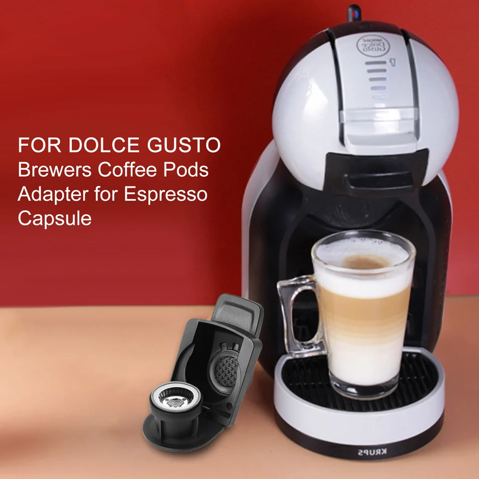 Kávovar pre Dolce Gusto Brewers Opätovne použiteľný adaptér kávovej kapsuly pre výrobcu crema espresso kapsuly