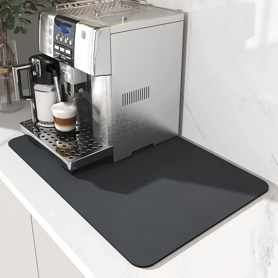 Kávová rohož kuchynský bar absorbent mat misky sušenie mat