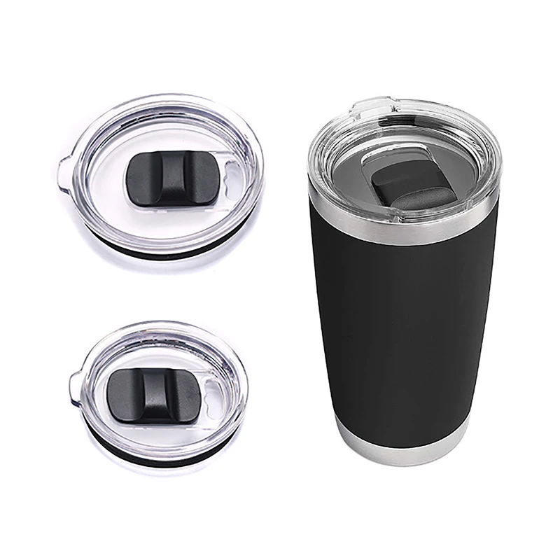 Kávové hrnčeky veko Voda šálky veka pre 20oz 30oz termos pohárik kryt Thermo Bottleto viečka okrúhly plastový šálka veka
