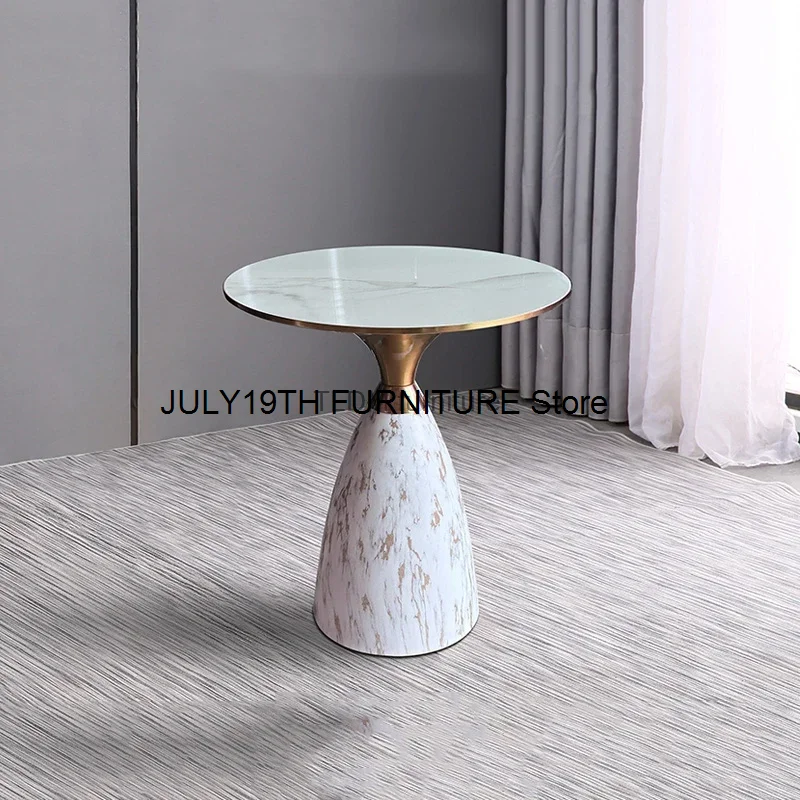 Kávové stolíky Nordic Center Rámy roztomilé luxusné funky zlaté kávové stolíky mramor biele elegantné elegantné mesa plegable dom nábytok