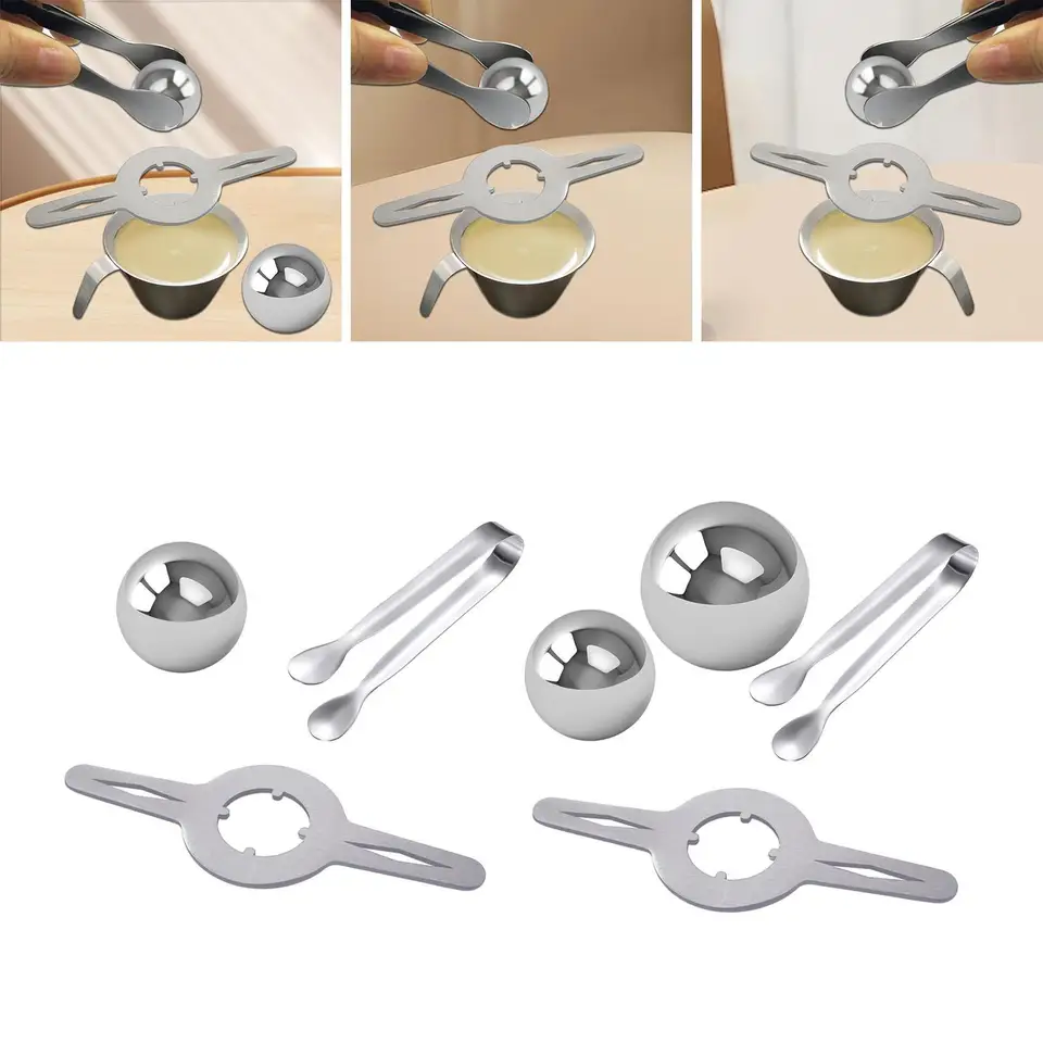 Kávový ľadový stojan Multifunkcia ľahko čistiaca kuchynská gadgety ľadová lopta a klip set pre kaviareň Party Bar Juice Pudding