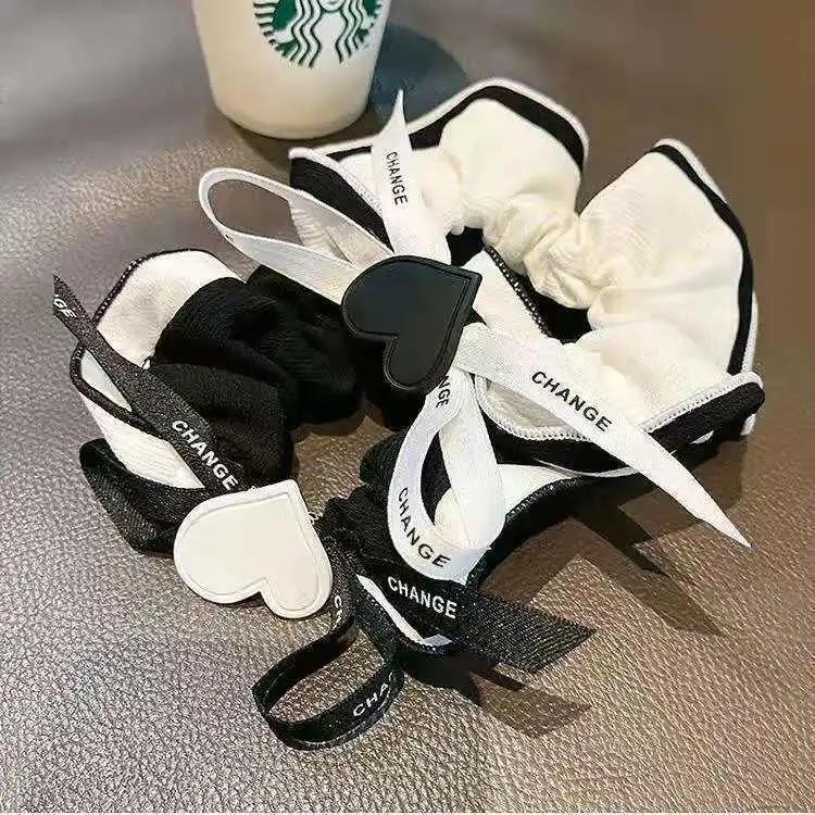 Kórejský štýl saténové hodvábne dvojkrenie Satain veľké scrunchies Kairové doplnky pre ženy jednoduché elastické kapely pre dievčatá jednoduché elastické kapely pre dievčatá