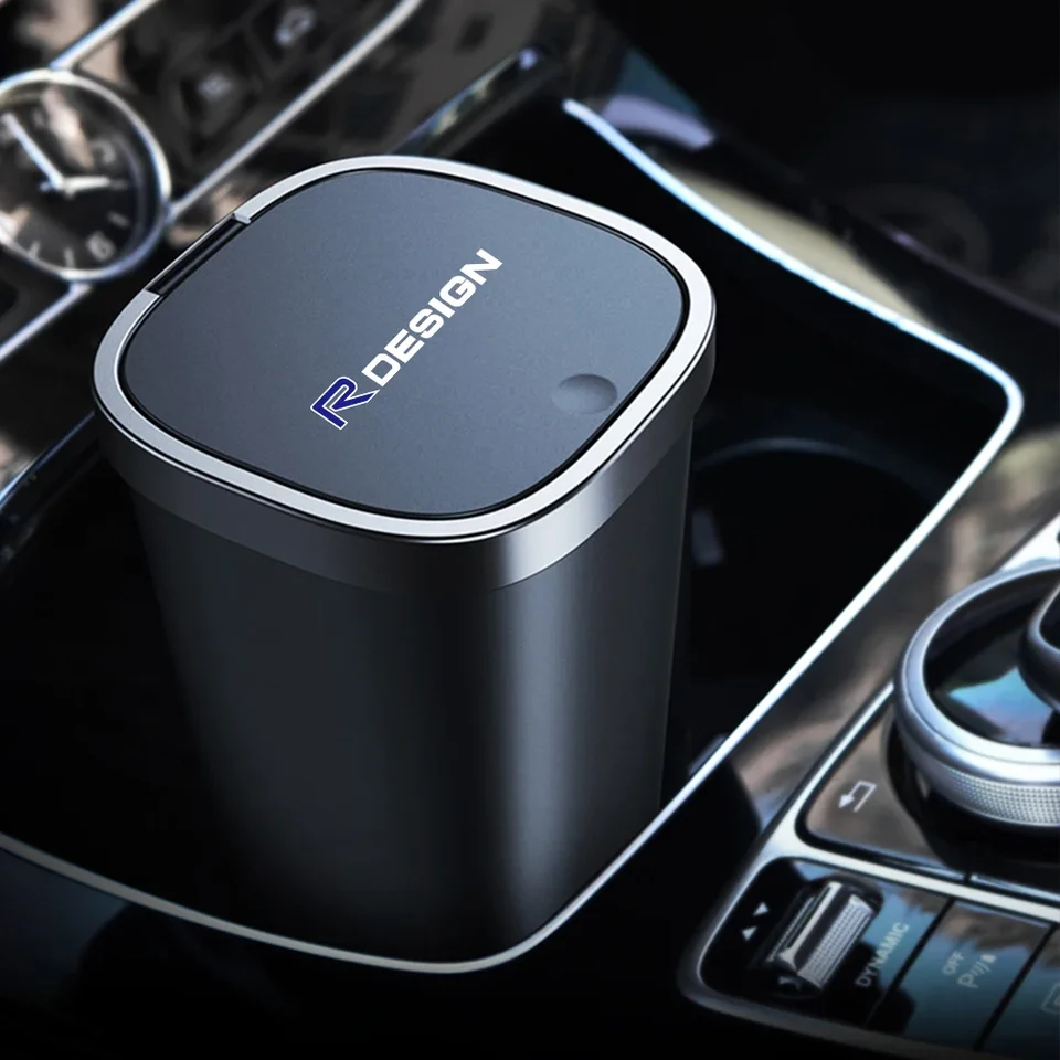 Kôš na odpadky na odpadky Can Auto príslušenstvo pre Volvo R Design Rdesign XC90 XC60 S60 V40 XC40 V60 V50 S40 XC70 C30 C70 C40 S70