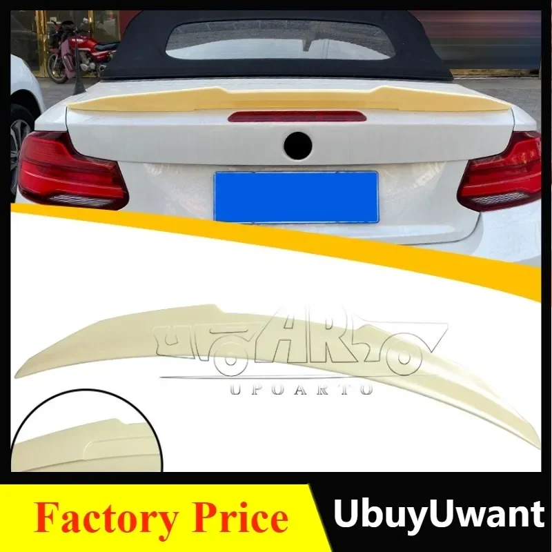 Kúpanie karosérie automobilov ABS uhlíkové vlákno PSM Zadný kmeňa Krídla Krídla pre BMW 2 Series F23 220I Sport Convertible 2014-2021