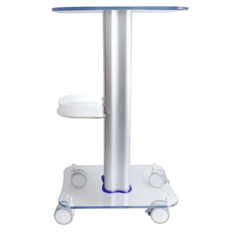 Kúpeľný salón Rolling Trolley vozíky Akrylové materiály Zaťaženie 60 kg Krásny stroj stojan pre hydra dermabrazion