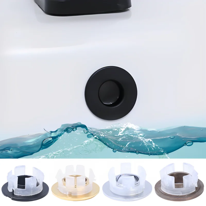 Kúpeľňa prepad pretečovacieho krytu okrúhly otvor pretečenie keramických kvetináčov meď vložte do povodia príslušenstvo Gadgets Vylepšenia prípravok