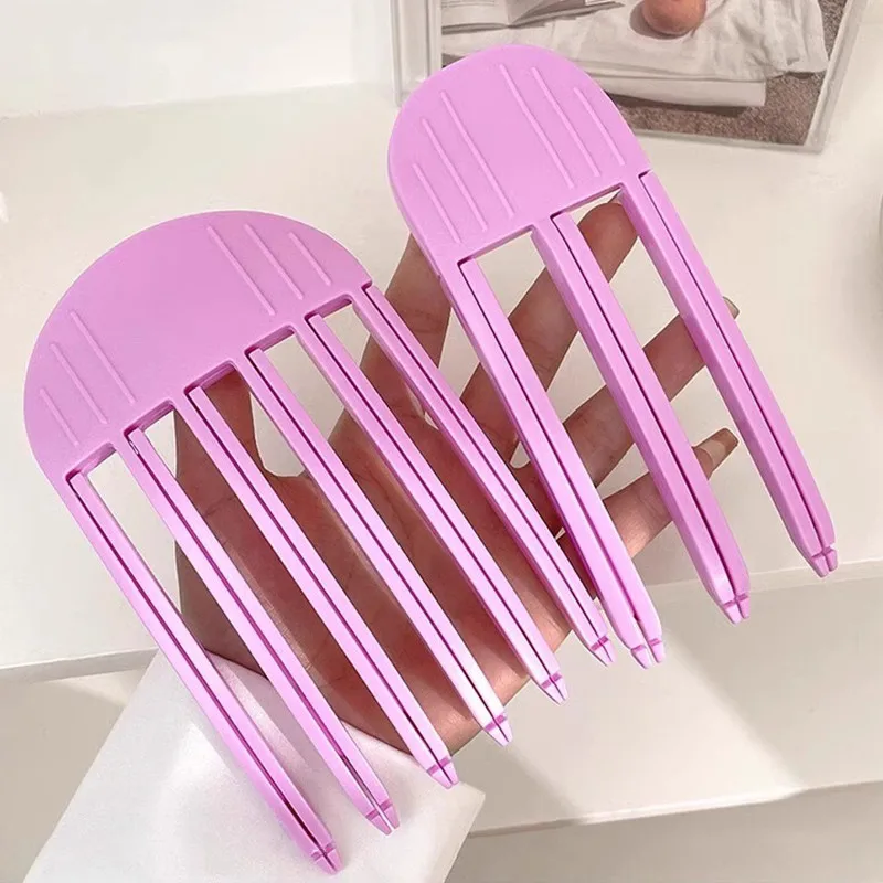 Kúzla na vlasy Fluffy Hair Clip bez tepelného valca Styling Clip Puff HEAD HEAPIN Ženy natáčanie Nástroje Nástroje zuby vysoká lebka artefakt