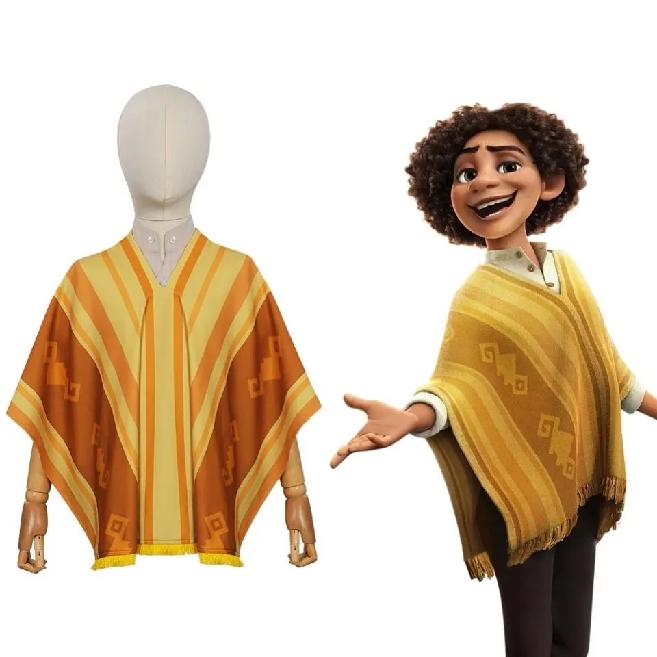 Kúzlo Encanto Camilo Madrigal Cosplay kostým plášť Camilo košeľa Cape Coat Halloween Outfits pre chlapcov Mans Vestidos